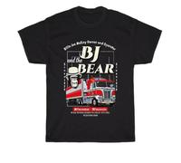 SftrDFsiu BJ and The Bear TV Series Men's Black T-Shirt Size S-3XL Black L
