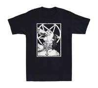 SftrDFsiu Choke Me Satan Unholy Occult Gothic Evil Funny Retro Men's Short Sleeve T-Shirt Black 3XL