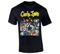 SftrDFsiu Circle Jerks T-Shirt by Brian Walsby. to 500 Black L