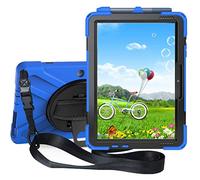 Sfulatdc Compatible with Surface Go Case,Shockproof Heavy Duty Rugged Full Body Cover with Strap and Kickstand for Microsoft Surface Go 4/3/2/1 Blue