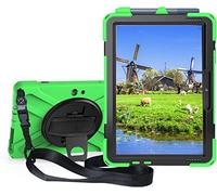 Sfulatdc Compatible with Surface Go Case,Shockproof Heavy Duty Rugged Full Body Cover with Strap and Kickstand for Microsoft Surface Go 4/3/2/1 Green