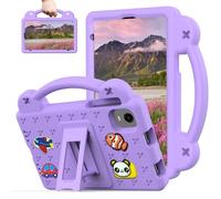 Sfulatdc Kids Tablet Case for iPlay 50 Mini pro, Built-in Kickstand and Handle Shockproof Cute Cover Lightweight Compatible with Alldocube iPlay 60 Mini Turbo 8.4" Purple