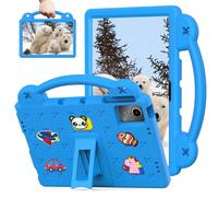 Sfulatdc Kids Tablet Case for Lenovo tab P11/Redmi Pad SE 11 inch, Built-in Kickstand and Handle Shockproof Cute Cover Compatible with TCL NxtPaper 11/Doogee t30 Pro 11" Blue