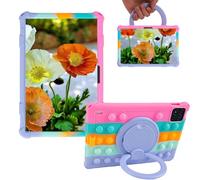 Sfulatdc Kids Tablet Case with Built in Handle and Kickstand Lightweight Shockproof Cover Compatible with Xiaomi Pad 7/7 Pro 11.2" Rose