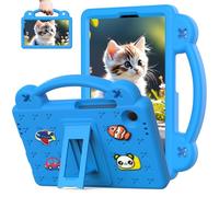 Sfulatdc Kids Tablet Case with Built-in Kickstand and Handle Lightweight Shockproof Cute Cover Compatible with Samsung Galaxy Tab A9 8.7 Inch Blue