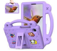 Sfulatdc Kids Tablet Case with Built-in Kickstand and Handle Lightweight Shockproof Cute Cover Compatible with Samsung Galaxy Tab A9/A11 8.7 Inch Purple