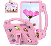 Sfulatdc Kids Tablet Case with Built-in Kickstand and Handle Shockproof Cute Cover Lightweight Compatible with Samsung Galaxy Tab S6 Lite 10.4” Pink
