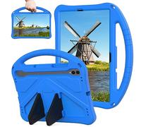 Sfulatdc Kids Tablet Case with Handle and Kickstand Lightweight Shockproof Cover Compatible with Samsung Galaxy Tab S10 FE S9 FE S9 S8 S7 11 inch Blue