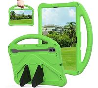 Sfulatdc Kids Tablet Case with Handle and Kickstand Lightweight Shockproof Cover Compatible with Samsung Galaxy Tab S10 FE S10 Lite S9 S8 S7 11 inch Green