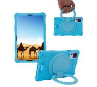 Sfulatdc Silicone Tablet Case for DOOGEE T20 Mini,360 Rotating Kickstand Handle/Shoulder Strap Cute Cover Compatible with ALLDOCUBE iPlay 60 Mini Pro 8.4 Inch Blue