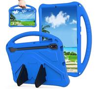 Sfulatdc Tablet Case Compatible with Samsung S10+/S9 FE+/S7 FE 12.4 inch, Shockproof Cover with Handle Stand Lightweight for Galaxy S9 Plus S8+ S7 Plus Blue