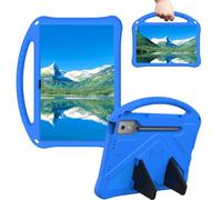 Sfulatdc Tablet Case with Built in Handle and Kickstand Lightweight Kids Friendly Shockproof Cover Compatible with Lenovo Yoga tab Plus/Idea Tab Pro 12.7" (TB-373FU) Blue