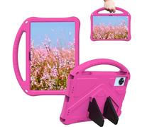 Sfulatdc Tablet Case with Built in Handle and Kickstand Lightweight Kids Friendly Shockproof Cover Compatible with DOOGEE U11 Pro 11" Rose