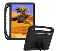 Sfulatdc Tablet Case with Built in Handle and Kickstand Pen Holder Lightweight Kids Friendly Shockproof Cover Compatible with Lenovo Tab P12 Tablet 12.7 inch Black
