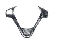 SFUOE Car-styling Refit Accessories Steering Wheel Covers Trim Sticker Fit For Ford Courier Fiesta MK7 Ecosport Figo B-MAX KA (Color Name : B Type Carbon Fiber)