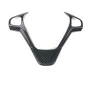SFUOE Steering Wheel Cover Sequin Trim Sticker Fit For Ford Fiesta MK7 2009-2017 Ecosport 2012-2017 (Color Name : C Type Carbon Fiber)