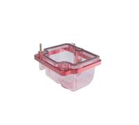 SFWWPFSKK Universal Motorcycle Carburetor Bottom Transparent Float Bowl Under Cover Bowl Compatible with Pwk Ksr Oko Carburetor 21-34mm Off-Road(Red color)