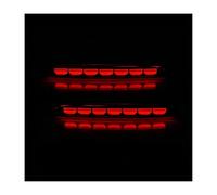SFXHBJGA 3rd High Mounted Stop Lamp For Civic Hatchback 2021 2022 2023 LED Rear Bumper Reflector Light Auto Brake Warning Lamp Waterproof 12V 3rd Third Brake Light(Red Shell,Pattern A)