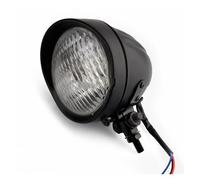 SFXHBJGA Motorcycle Headlamp For Custom For Softail For Dyna For Cruiser For Bobber 4.5 Inch High/Low Beam Front Headlight Retro Vintage Head Lamp Motorbike Headlights(Black White Light)