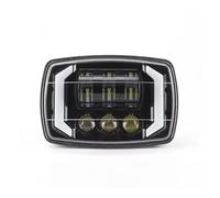 SFXHBJGA Motorcycle Headlamp For Motorcycle Refitting Headlamp Angel Eye Cart Car Work Lamp Light Assembly Waterproof 1Piece 4" Square LED Motorbike Headlights