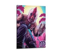 SFXOFNGUE Hotline Miami 80s Gaming Poster Poster Decorative Painting Canvas Wall Posters And Art Picture Print Modern Family Bedroom Decor Posters 08x12inch(20x30cm)