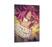 SFXOFNGUE Natsu Japanese Anime Fairy Tail Erza Scarlet Poster Poster Decorative Painting Canvas Wall Posters And Art Picture Print Modern Family Bedroom Decor Posters 16x24inch(40x60cm)
