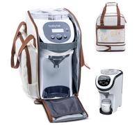 SFYBYHEART Carrying Case Compatible with Baby Brezza Formula Pro Mini Baby Formula Mixer Machine Carrying Bag - Baby Formula Mixer Travel Bag with Pockets for Baby Essentials, Pumps, Baby Bottles