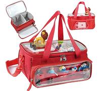 SFYBYHEART Carrying Case for Toniebox with Clear Window & Figure Slots, Travel Storage Bag for Tonies Characters, Toniebox Starter Set & Tonies Headphones - Protective Tony Carrying Bag