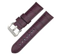 SFZSUK 24mm Genuine Leather Watch Strap for LUMINOR 1950 PAM013012 Crocodile Textured Colorful Watchbands