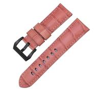 SFZSUK 24mm Genuine Leather Watch Strap for LUMINOR 1950 PAM013012 Crocodile Textured Colorful Watchbands