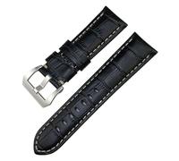SFZSUK 24mm Genuine Leather Watch Strap for LUMINOR 1950 PAM013012 Crocodile Textured Colorful Watchbands