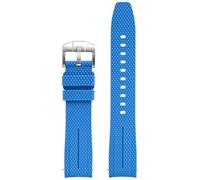 SFZSUK Curved End Strap，For X S watch Joint MoonSwatch 20mm Men Women Rubber Silicone Quick Release Watch Band For 300 WatchBands