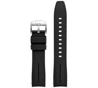 SFZSUK Curved End Strap，For X S watch Joint MoonSwatch 20mm Men Women Rubber Silicone Quick Release Watch Band For 300 WatchBands