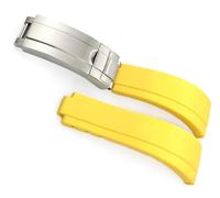 SFZSUK Rubber Watchband For Rolex Submariner GMT Daytona Oyster Perpetual Yacht Master Watch Strap With Slide Lock Buckle 20mm 21mm