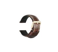 SFZSUK Vintage cowhide watch strap for Omega leather watch band with butterfly clasp for Tudor