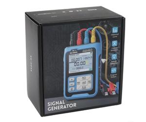 SG-004A Multifunctional Handheld Signal Generator Calibrator 4-20mA with 2.4 Inch LCD, USB-C Charging, Real-time Curve for Frequency/PWM, Voltage and Resistance, Yellow/Black