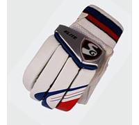 SG Batting Gloves Ecolite | LH, Junior Size, Multicolor | Professional Grade Padded Gloves | Superior Finger Protection | Comfortable & Durable Wicketkeeper Gloves for Junior Cricketers