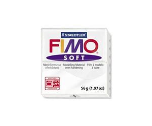 SG Education FIMO 8020 0 Fimo Soft Modelling Clay, 57 g, White
