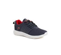 SG Franklin Running Shoe for Mens & Boys (Dark Gray/Red, Size- 7 UK / 8 US / 41 EU) Material-Rubber, PVC Synthetic Leather | Ideal for Trail Running | Breathable | Lightweight | Comfortable