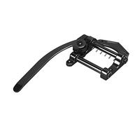 Sg Guitar Vibrato Bridge Tremolo Flat Top Tailpiece Control, Wide Range of Applications, Suitable for Tele, with Roller Fixing Rod, for Sg, for, for Etc, and for Es335 (Black)