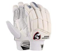 SG Leather Cricket Litevate White RH Batting Gloves Adult