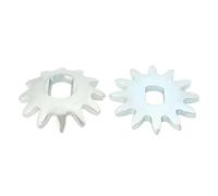 SG Store 1 Pair Horizontal Jack Gear 3 Tons 4 Tons Horizontal Jack Repair Parts Gear Flat Tooth Socket Tooth Carbon Steel, Trumpet Gear 45-42mm