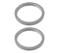 SG Store 1 Pair Motorcycle Exhaust Port Gaskets Thick Tapered Exhaust Gaskets 65324-83A 17048-98 65324-83B 65834-98-X2 Compatible with Ha-rley Davidson (1984-Up) 50x42x4.5mm