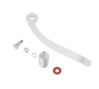 SG Store 1 Set Silver Metal Tremolo Vibrato Bridge Tailpiece Parts Crank Handle Compatible with Bigsby Guitars