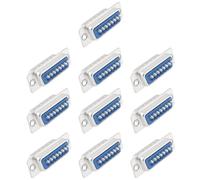 SG Store 10pcs 2 Row 15-Pin Male Socket Connector DB15 D-Sub Connector For Automatic Control Unit