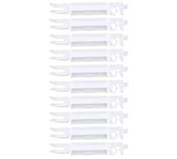 SG Store 10pcs Automotive Front Windshield Window Panel Decorative Fixing Clip Plastic Repair Kit Clip 812388 Compatible with Citroen C2 White