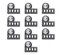 SG Store 10Pcs Battery LED Sticker Label 22x19x10mm Compatible with Makita BL1830 BL1430