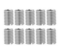 SG Store 10Pcs M10x1.5 Male to M8x1.25 Female Insert Thread Adapters Sleeve Reducing Nut for Automotive Electronic Communications Computers