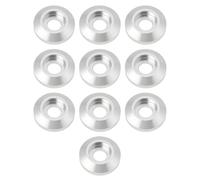 SG Store 10Pcs Silver M8 Load Spreading Conical Washers for Car Modifications Clamping
