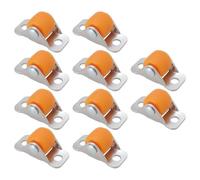 SG Store 10Pcs Small Wheel Casters Fixed Castor Wheels Directional Fixed Small Caster Furniture Linear Wheel for Shelves Table Workbench Chair